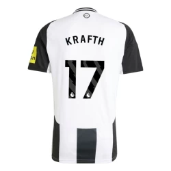 Camiseta Fútbol Newcastle United Krafth #17 2024-25 Primera Equipación Hombre