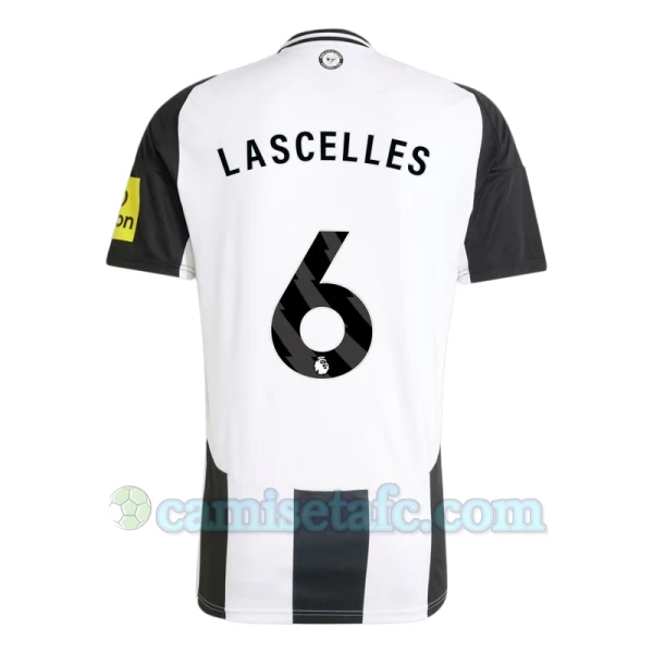 Camiseta Fútbol Newcastle United Lascelles #6 2024-25 Primera Equipación Hombre