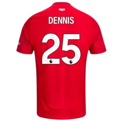 Camiseta Fútbol Nottingham Forest FC Dennis #25 2024-25 Primera Equipación Hombre