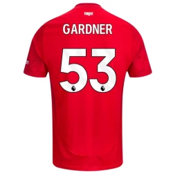 Camiseta Fútbol Nottingham Forest FC Gardner #53 2024-25 Primera Equipación Hombre