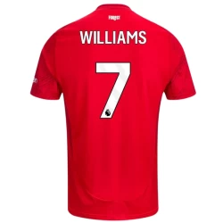 Camiseta Fútbol Nottingham Forest FC Williams #7 2024-25 Primera Equipación Hombre