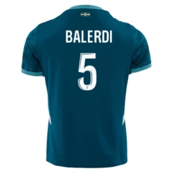 Camiseta Fútbol Olympique de Marseille 2024-25 Balerdi #5 Segunda Equipación Hombre