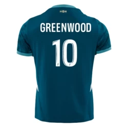 Camiseta Fútbol Olympique de Marseille 2024-25 Greenwood #10 Segunda Equipación Hombre