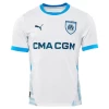 Camiseta Fútbol Olympique de Marseille Pierre-Emerick Aubameyang #10 2024-25 Primera Equipación Hombre