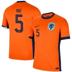 Camiseta Fútbol Países Bajos Ake #5 Eurocopa 2024 Primera Hombre Equipación