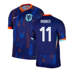 Camiseta Fútbol Países Bajos Arjen Robben #11 Eurocopa 2024 Segunda Hombre Equipación