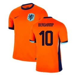 Camiseta Fútbol Países Bajos Bergkamp #10 Eurocopa 2024 Primera Hombre Equipación