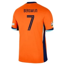 Camiseta Fútbol Países Bajos Bergwijn #7 Eurocopa 2024 Primera Hombre Equipación