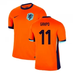 Camiseta Fútbol Países Bajos Cody Gakpo #11 Eurocopa 2024 Primera Hombre Equipación