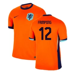 Camiseta Fútbol Países Bajos Frimpong #12 Eurocopa 2024 Primera Hombre Equipación