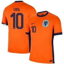 Camiseta Fútbol Países Bajos Lang #10 Eurocopa 2024 Primera Hombre Equipación