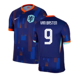 Camiseta Fútbol Países Bajos Van Basten #9 Eurocopa 2024 Segunda Hombre Equipación