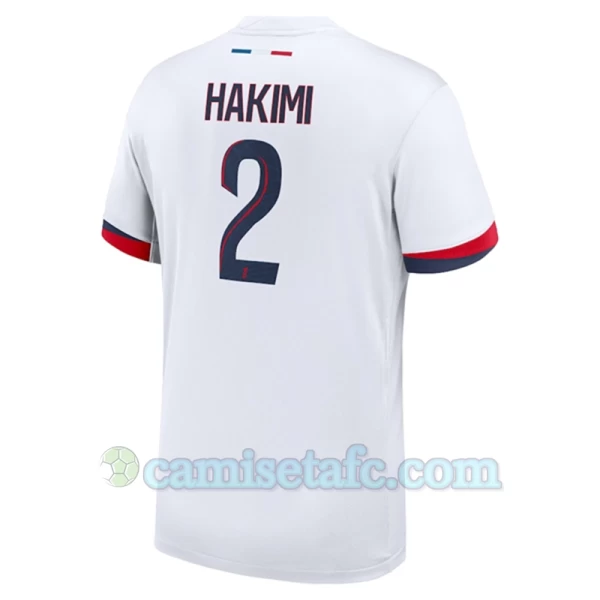 Camiseta Fútbol Paris Saint-Germain PSG 2024-25 Achraf Hakimi #2 Segunda Equipación Hombre