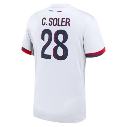 Camiseta Fútbol Paris Saint-Germain PSG 2024-25 C.Soler #28 Segunda Equipación Hombre