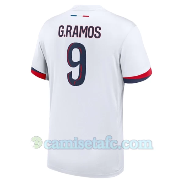 Camiseta Fútbol Paris Saint-Germain PSG 2024-25 G.Ramos #9 Segunda Equipación Hombre