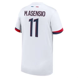 Camiseta Fútbol Paris Saint-Germain PSG 2024-25 M.Asensio #11 Segunda Equipación Hombre