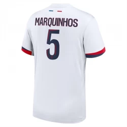 Camiseta Fútbol Paris Saint-Germain PSG 2024-25 Marquinhos #5 Segunda Equipación Hombre