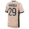 Camiseta Fútbol Paris Saint-Germain PSG Barcola #29 2024-25 Fourth Equipación Hombre