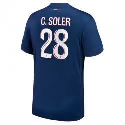 Camiseta Fútbol Paris Saint-Germain PSG C.Soler #28 2024-25 Primera Equipación Hombre