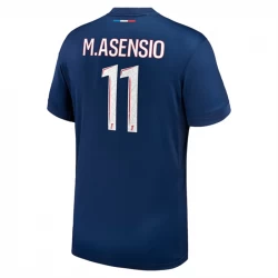 Camiseta Fútbol Paris Saint-Germain PSG M.Asensio #11 2024-25 Primera Equipación Hombre