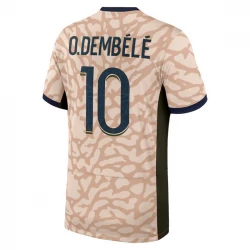 Camiseta Fútbol Paris Saint-Germain PSG O. Dembele #10 2024-25 Fourth Equipación Hombre