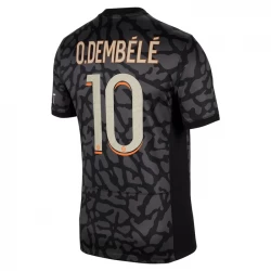 Camiseta Fútbol Paris Saint-Germain PSG Ousmane Dembélé #10 2023-24 Tercera Equipación Hombre