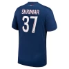 Camiseta Fútbol Paris Saint-Germain PSG Skriniar #37 2024-25 Primera Equipación Hombre