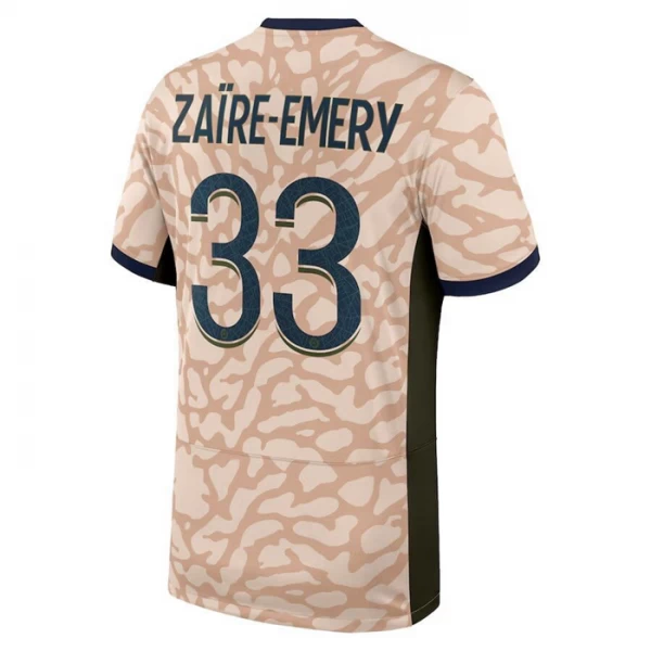 Camiseta Fútbol Paris Saint-Germain PSG Zaire-emery #33 2024-25 Fourth Equipación Hombre
