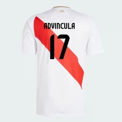 Camiseta Fútbol Perú Advincula #17 Copa America 2024 Primera Hombre Equipación