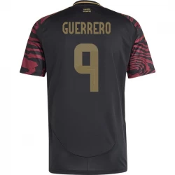 Camiseta Fútbol Perú Guerrero #9 Copa America 2024 Segunda Hombre Equipación