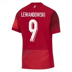 Camiseta Fútbol Polonia Robert Lewandowski #9 Eurocopa 2024 Segunda Hombre Equipación