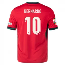 Camiseta Fútbol Portugal Bernardo Silva #10 Eurocopa 2024 Primera Hombre Equipación