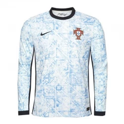 Camiseta Fútbol Portugal Eurocopa 2024 Segunda Hombre Equipación Manga Larga