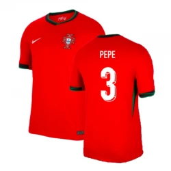 Camiseta Fútbol Portugal Pepe #3 Eurocopa 2024 Primera Hombre Equipación
