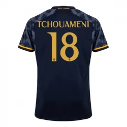 Camiseta Fútbol Real Madrid 2023-24 Tchouameni #18 Segunda Equipación Hombre