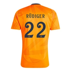 Camiseta Fútbol Real Madrid 2024-25 Antonio Rudiger #22 Segunda Equipación Hombre