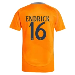 Camiseta Fútbol Real Madrid 2024-25 Endrick #16 Segunda Equipación Hombre