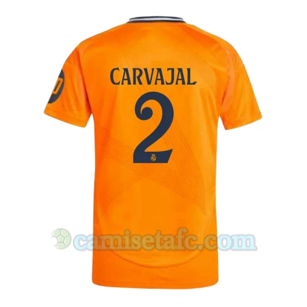 Camiseta Fútbol Real Madrid 2024-25 HP Carvajal #2 Segunda Equipación Hombre