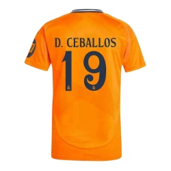 Camiseta Fútbol Real Madrid 2024-25 HP D. Ceballos #19 Segunda Equipación Hombre