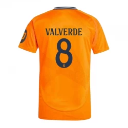 Camiseta Fútbol Real Madrid 2024-25 HP Federico Valverde #8 Segunda Equipación Hombre