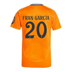 Camiseta Fútbol Real Madrid 2024-25 HP Fran Garcia #20 Segunda Equipación Hombre