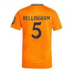 Camiseta Fútbol Real Madrid 2024-25 HP Jude Bellingham #5 Segunda Equipación Hombre