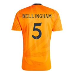 Camiseta Fútbol Real Madrid 2024-25 Jude Bellingham #5 Segunda Equipación Hombre