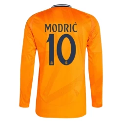 Camiseta Fútbol Real Madrid 2024-25 Modric #10 Segunda Equipación Hombre Manga Larga