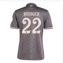 Camiseta Fútbol Real Madrid Antonio Rudiger #22 2024-25 HP Tercera Equipación Hombre