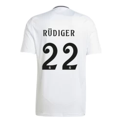 Camiseta Fútbol Real Madrid Antonio Rudiger #22 2024-25 Primera Equipación Hombre