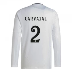 Camiseta Fútbol Real Madrid Carvajal #2 2024-25 Primera Equipación Hombre Manga Larga