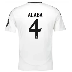 Camiseta Fútbol Real Madrid David Alaba #4 2024-25 HP Primera Equipación Hombre