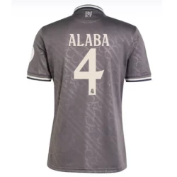 Camiseta Fútbol Real Madrid David Alaba #4 2024-25 HP Tercera Equipación Hombre