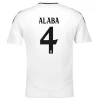 Camiseta Fútbol Real Madrid David Alaba #4 2024-25 Primera Equipación Hombre